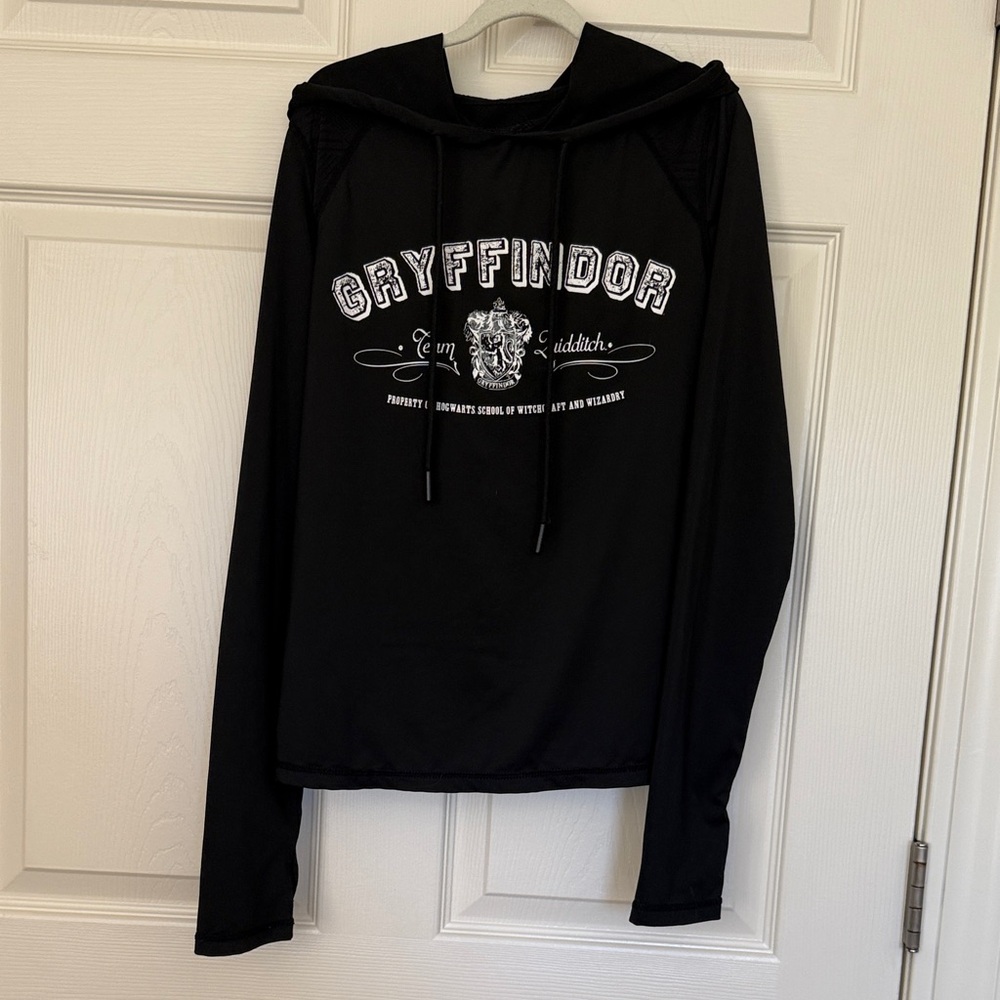 Harry Potter Black Gryffindor athletic Hoodie size Women’s Small